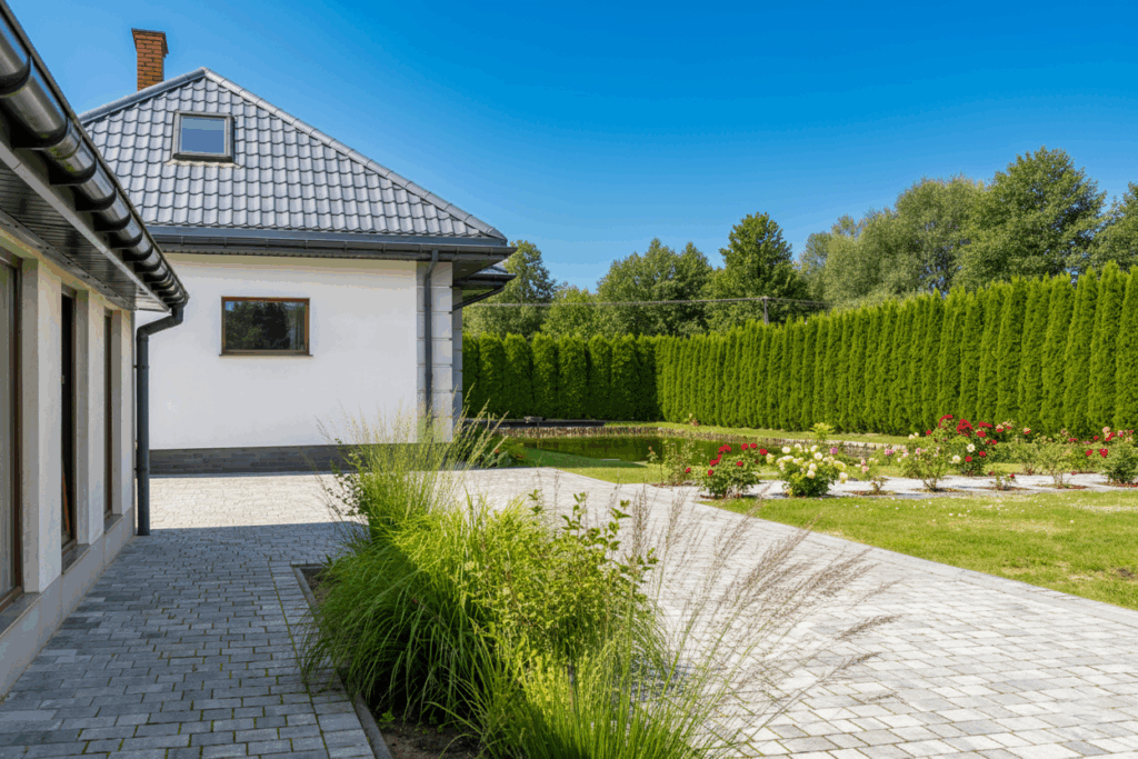 Profesjonalne zdjęcie domu pod Warszawą