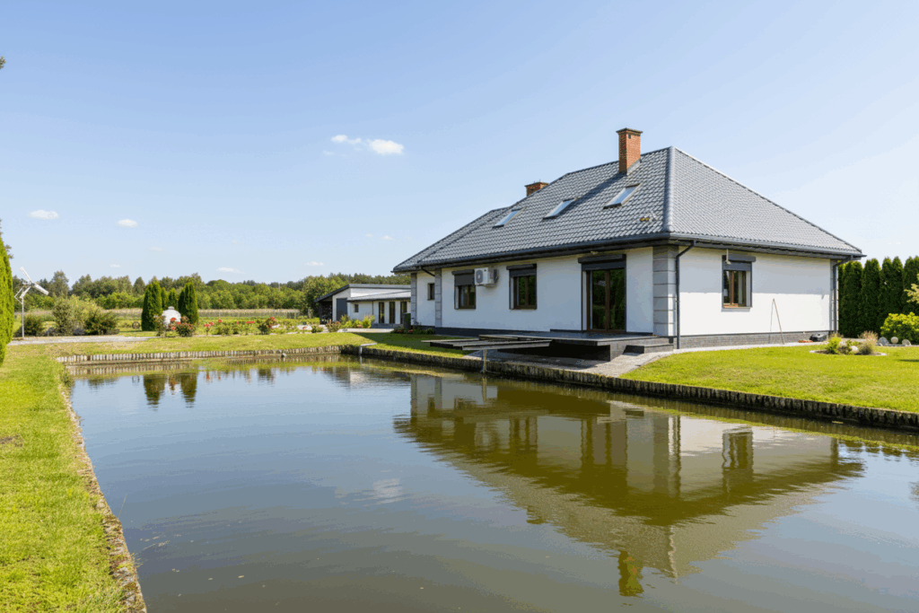 Profesjonalne zdjęcie domu pod Warszawą